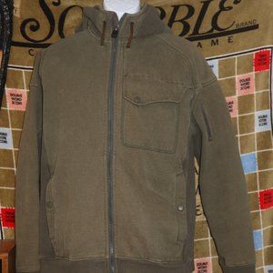 Lulu Lemon Dark Olive Zip-up Hoodie XL